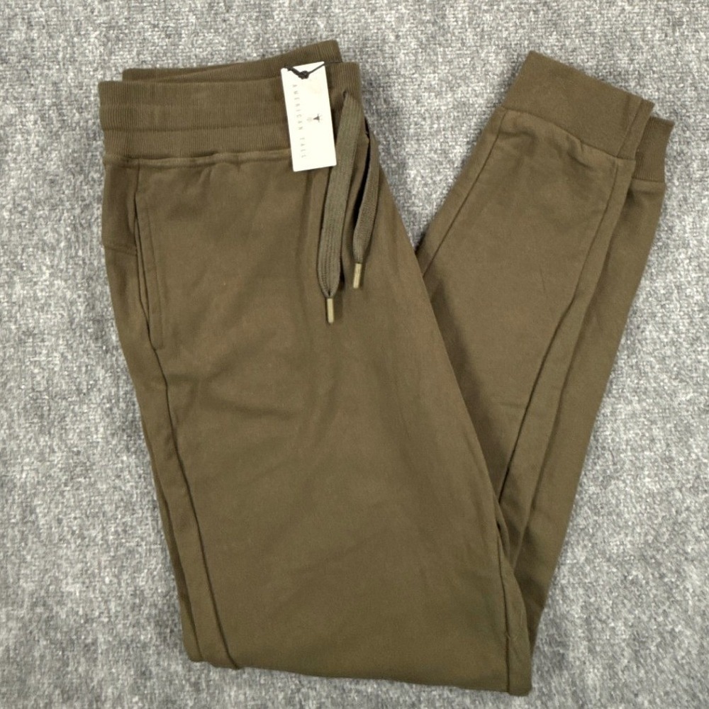 American Tall Jogger Pants Womens XL XT Olive Green Extra Tall Sweatpants NWT